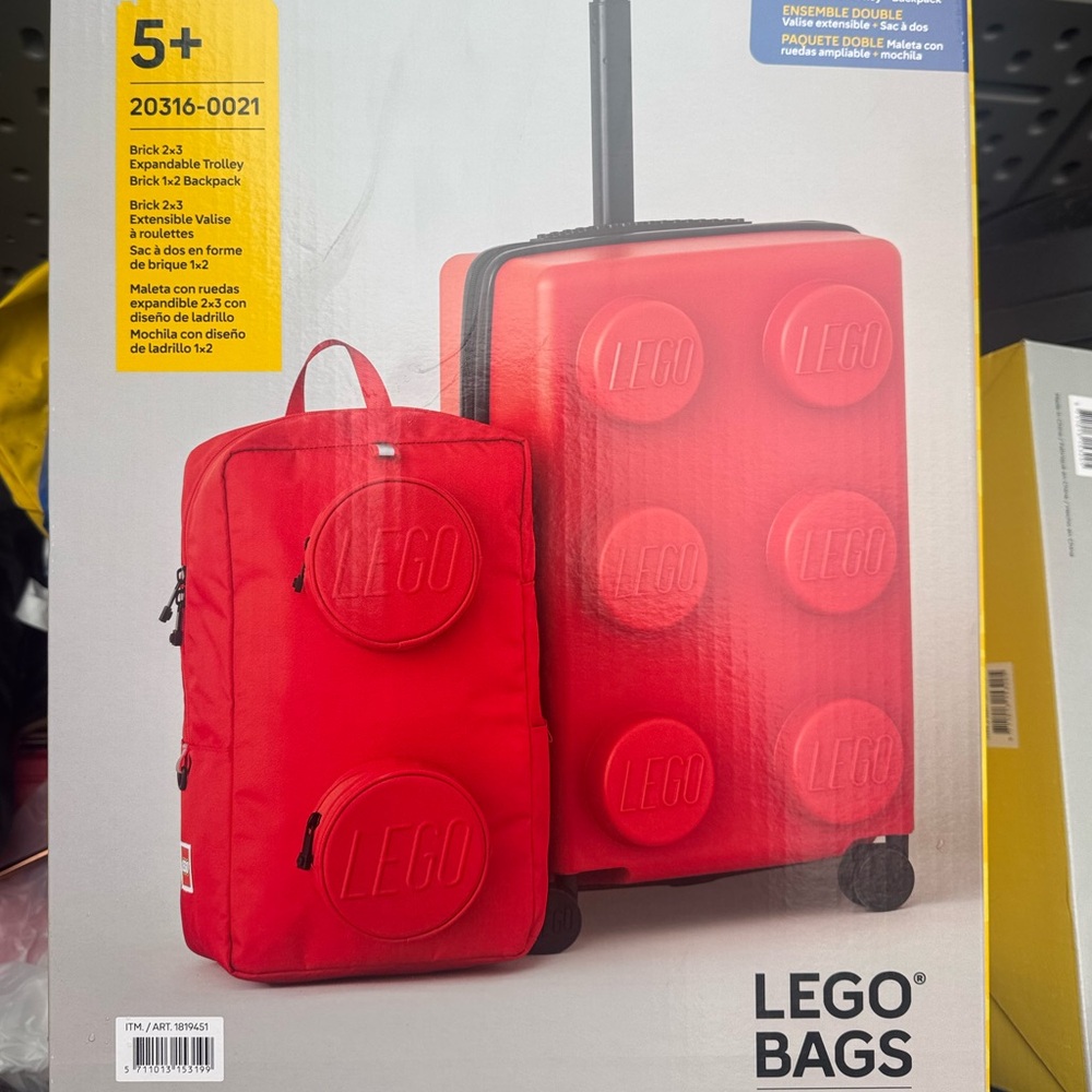 Lego Carry-on & Backpack Luggage Set